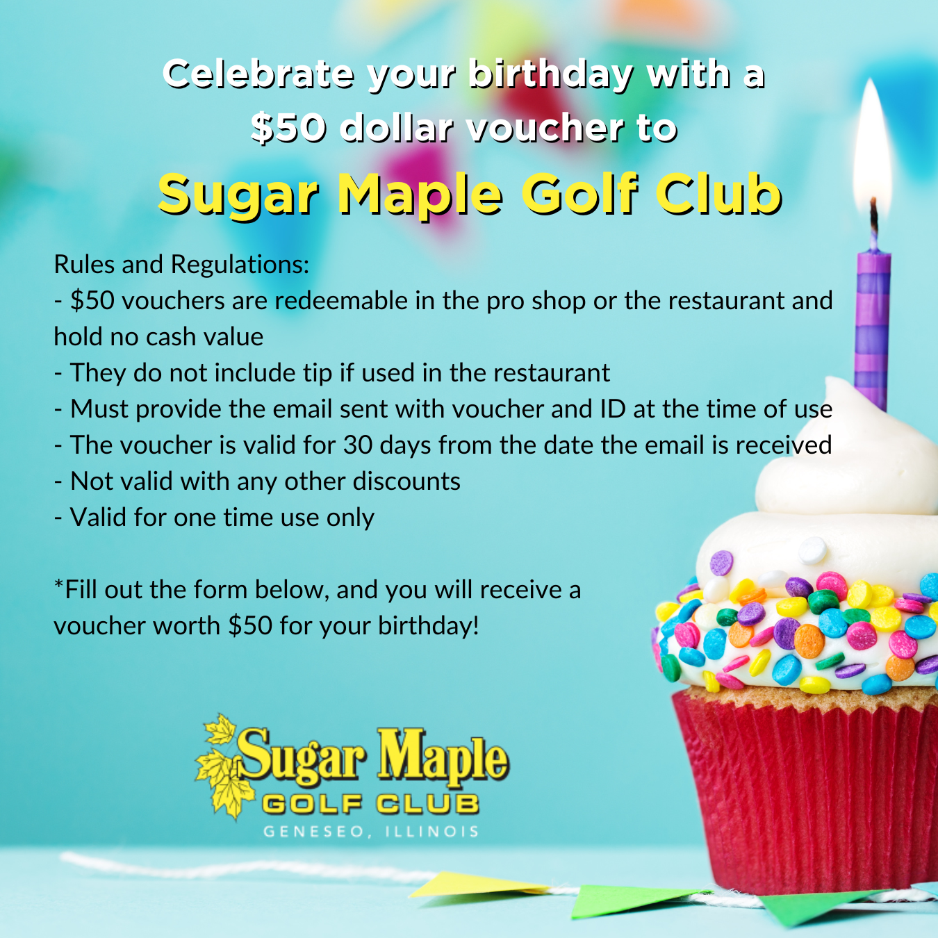 Sugar Maple Birthday Club webpage