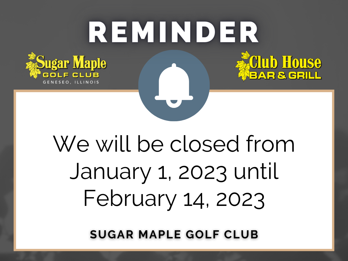 Sugar Maple Closed for 6 Weeks fb post